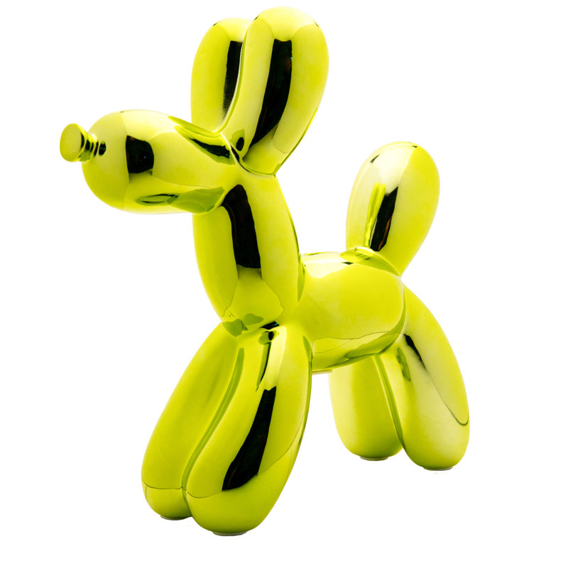 Tirelire pour chien en céramique Plus, Chaux, H 12 po x l 4 po x P 12 po