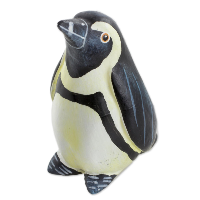 Figurine pingouin en céramique