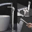 Robinet de baignoire monocommande à fixation au sol-39205590