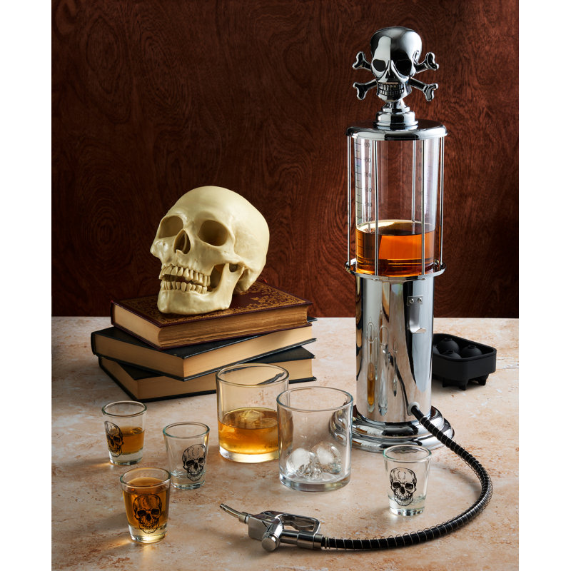 Verre à liqueur Skull