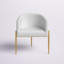 Fauteuil d'appoint performance en velours capitonné Savour-1523517719