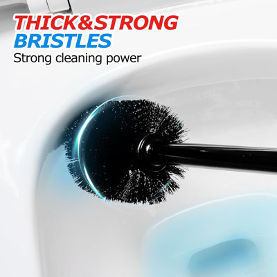 Toilet Bowl Brush & Plunger 2-in-1 Kit