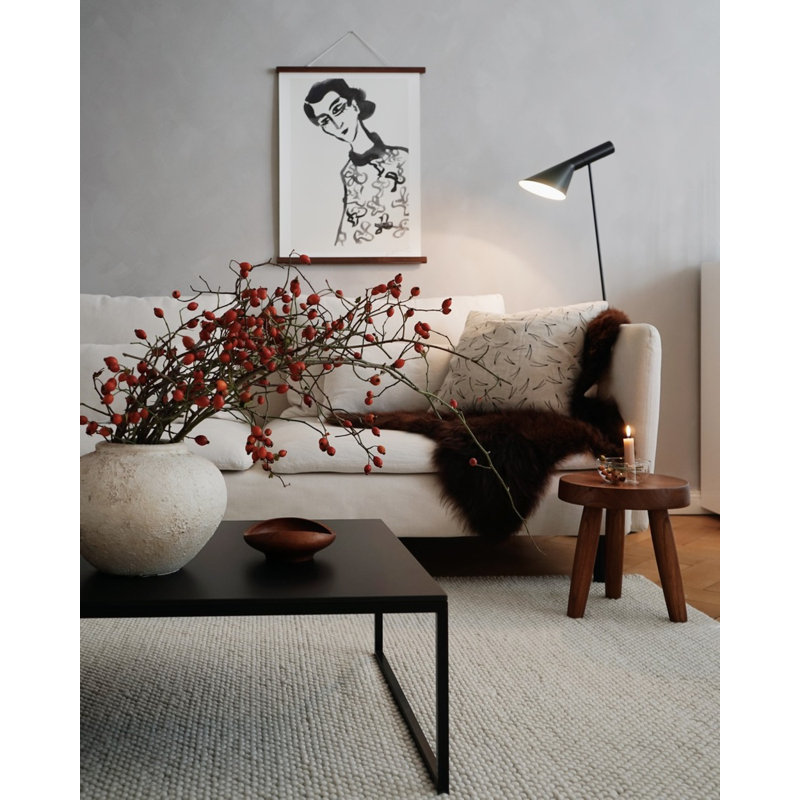 Off White Tact Rug, Rectangle 5'5" x 7'8"