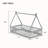 Wood Tent-shaped Floor Bed,Teepee Bed-1624096586-1624096585