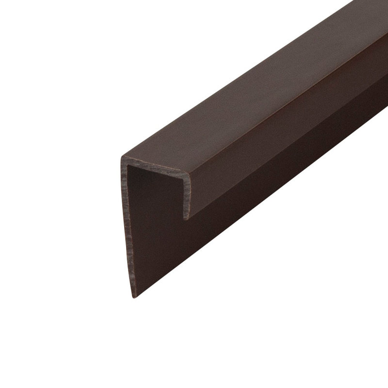 1/2" Styrene Cap Moulding | Pro Pack, Black