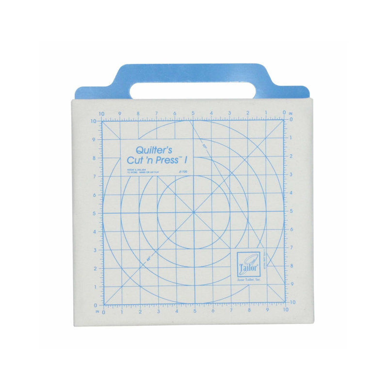 June Tailor Shape Cut Plus Rotary Cutting Ruler, 12 x 18 in. Quilting and Fabric Cutting Tool