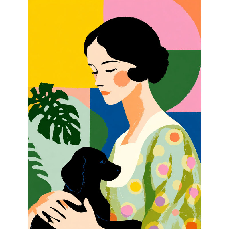 Art mural sur toile tendue Garden Companion