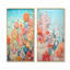 Coral Reef Barrier Impression - Coastal Coral Under Water, ensemble de 2 reproductions d'art sur toile-1347307871-1347307865