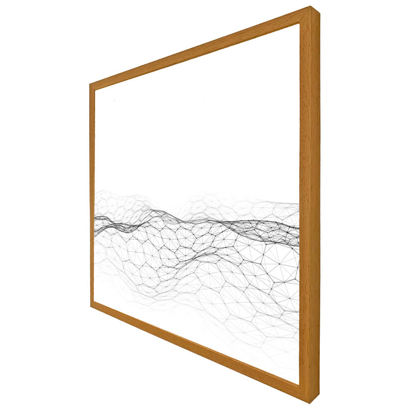 Single Picture Frame Print, 61cm H x 61cm W, Oak