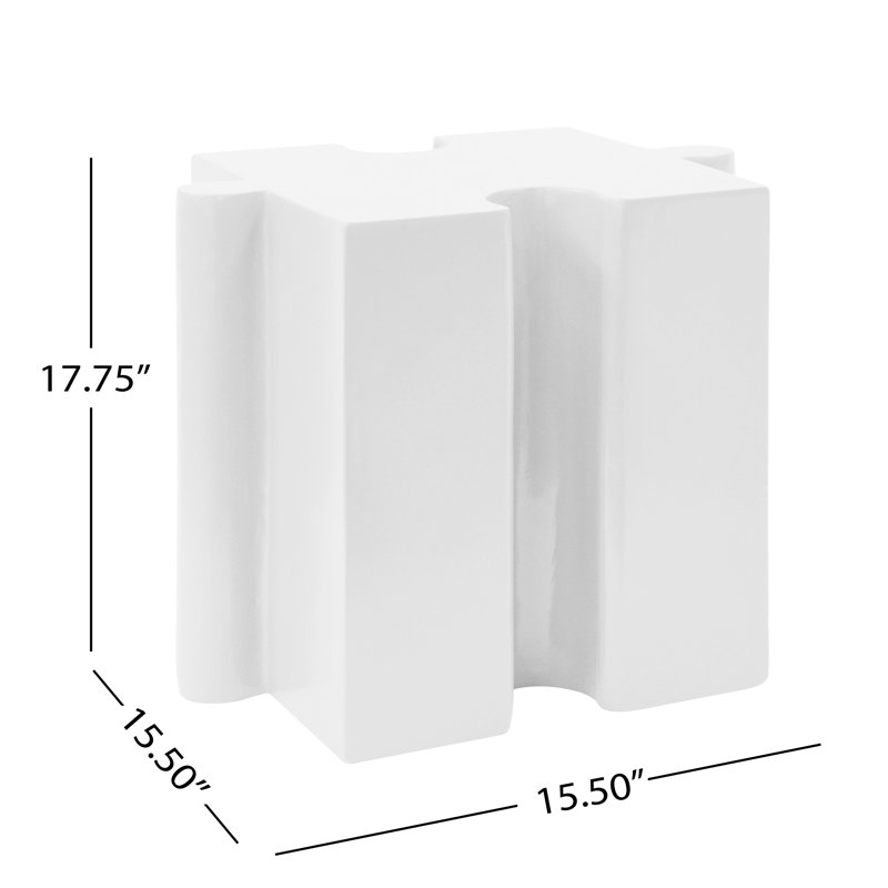 Table d'appoint Roomfitter, Blanc
