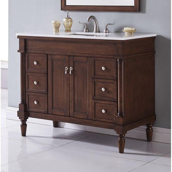 Joss & Main Uriah 42'' Single Bathroom Vanity with Top & Reviews | Wayfair