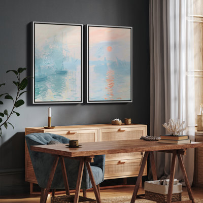 Art mural encadré rétro antique classique pour chambre à coucher