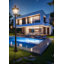Lampadaire solaire en aluminium 69,6 po / 177 cm