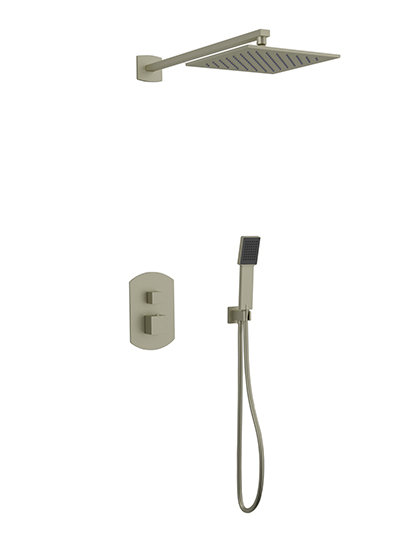 Safire Complete Shower System, Brushed Nickel