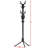 Standing Coat And Hat Hanger Organizer Tree Shaped Rack For Entryway, Bedroom, And Hallway, 18 Hooks, Black
