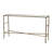56.5x14x30" Console Table, Mirrored Top