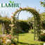 243cm H x 150cm W Metal Arched