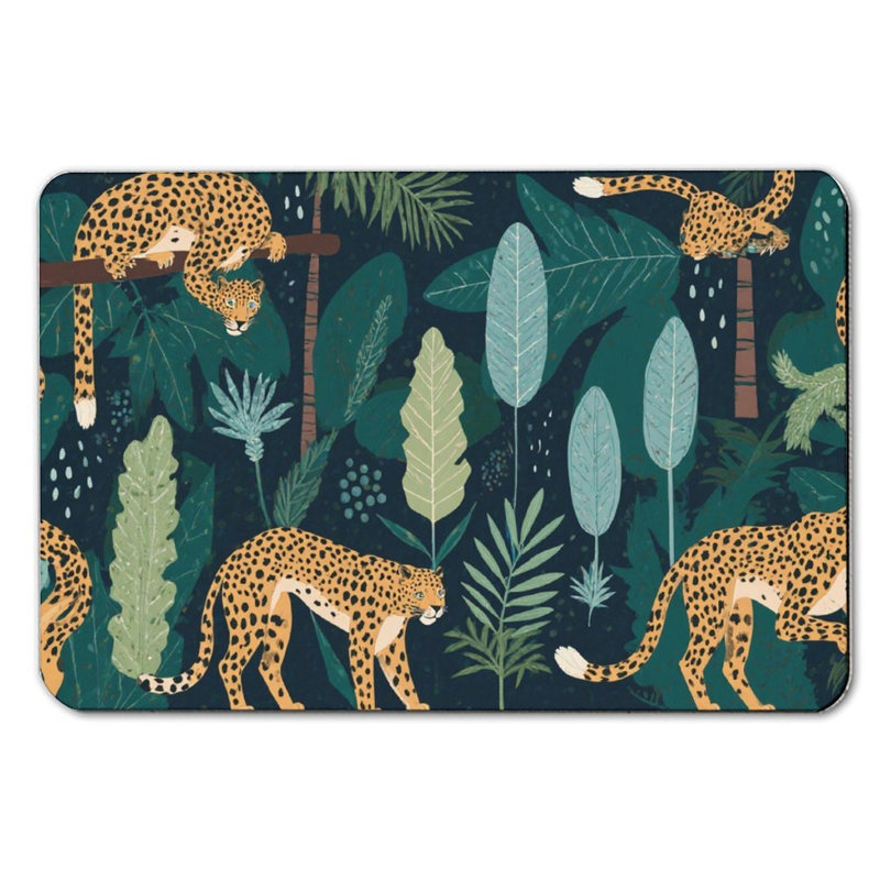 Tapis pour salle de bain Jungle Leopard