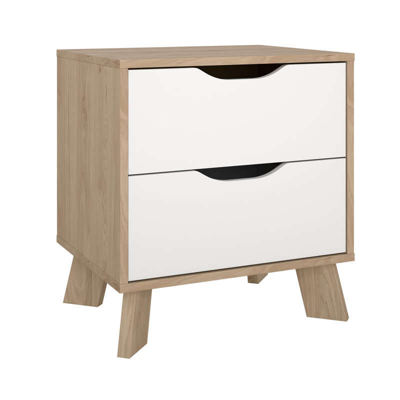 Leota 2 Drawer Nightstand