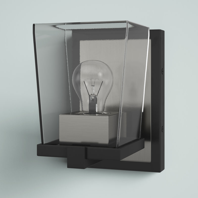 Plafonnier encastré 1 lumière Braydon, Nickel brossé