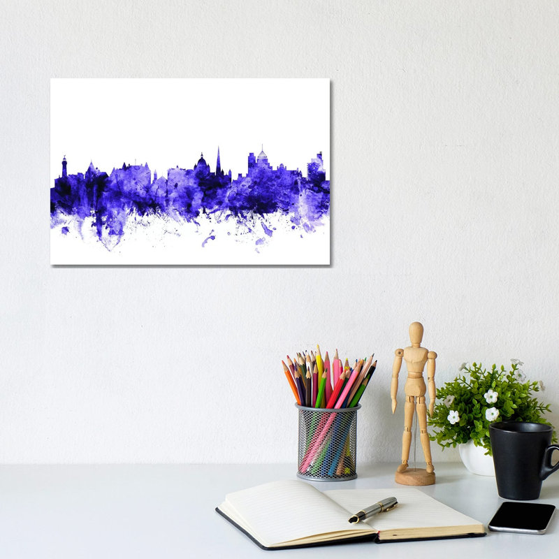 Victoria, Canada Skyline by Michael Tompsett - Wrapped Canvas Gallery-Wrapped Canvas Giclée, 20.32 cm H x 30.48 cm W