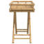 Amirr 60cm Solid Wood Rectangular Folding Table