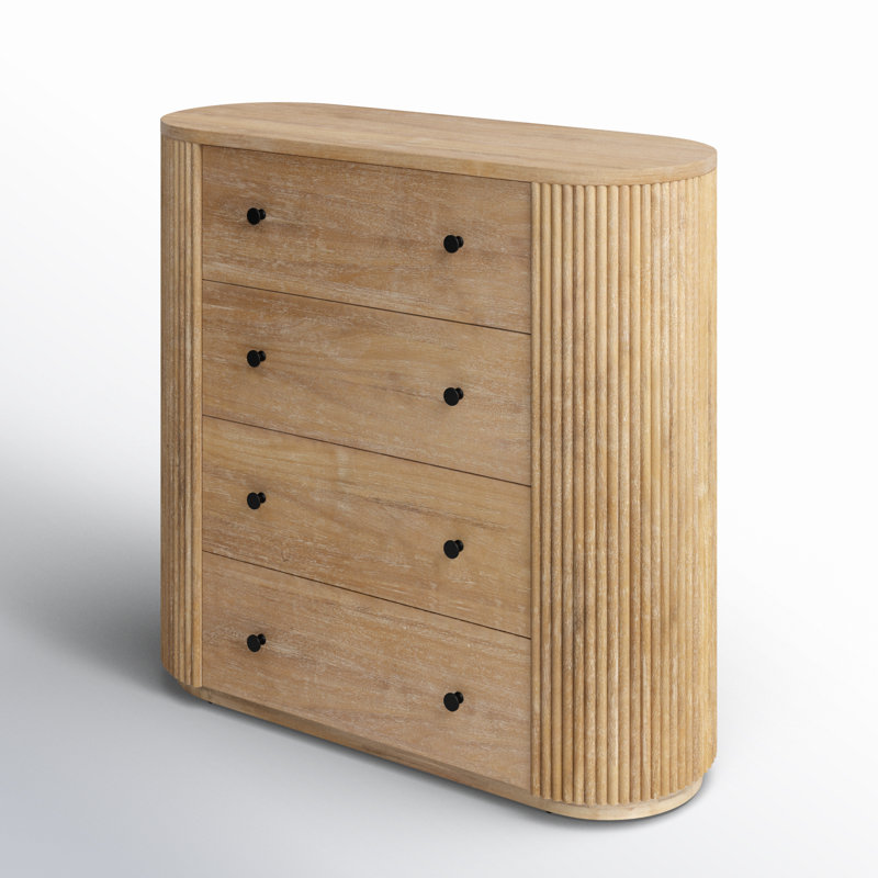 Fitzroy - Commode moderne en acacia naturel