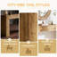 Table d'appoint en bois, table de couloir au design minimaliste, console