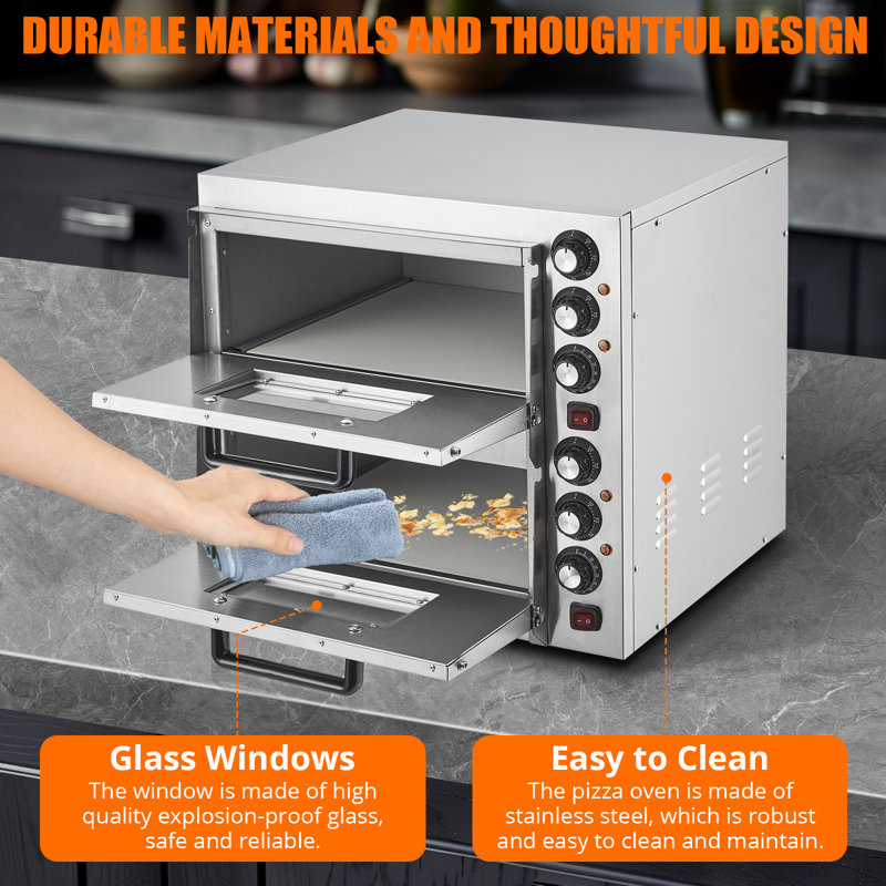 CARTMAN Countertop Pizza Oven with Rotisserie