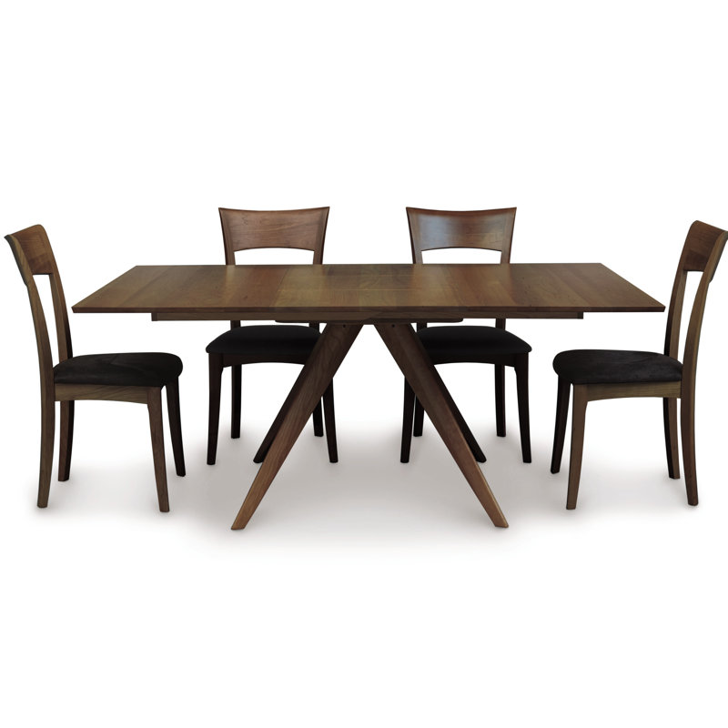 Catalina Square Extension Table, Natural Walnut
