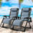 Zero Gravity Chair, Adjustable Reclining Lounge Chair with Removable Cushion, Headrest, Cup Holder for Indoor Outdoor, Supports Over 440lbs-73018183