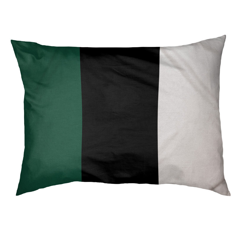 Coussin de lit pour chien Cincinnati, Grand (l 50 po x P 40 po x H 7 po), Noir / Rouge