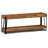Ryegate 48" Natural Live Edge Solid Wood with Metal  Bench