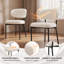 Modern Upholstered Dining Chair, Metal Legs-1883026646-1883027201