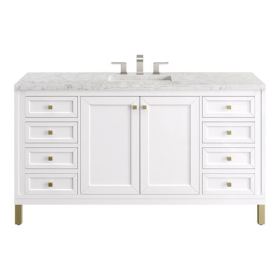 Chicago 60'' Single Bathroom Vanity with Top