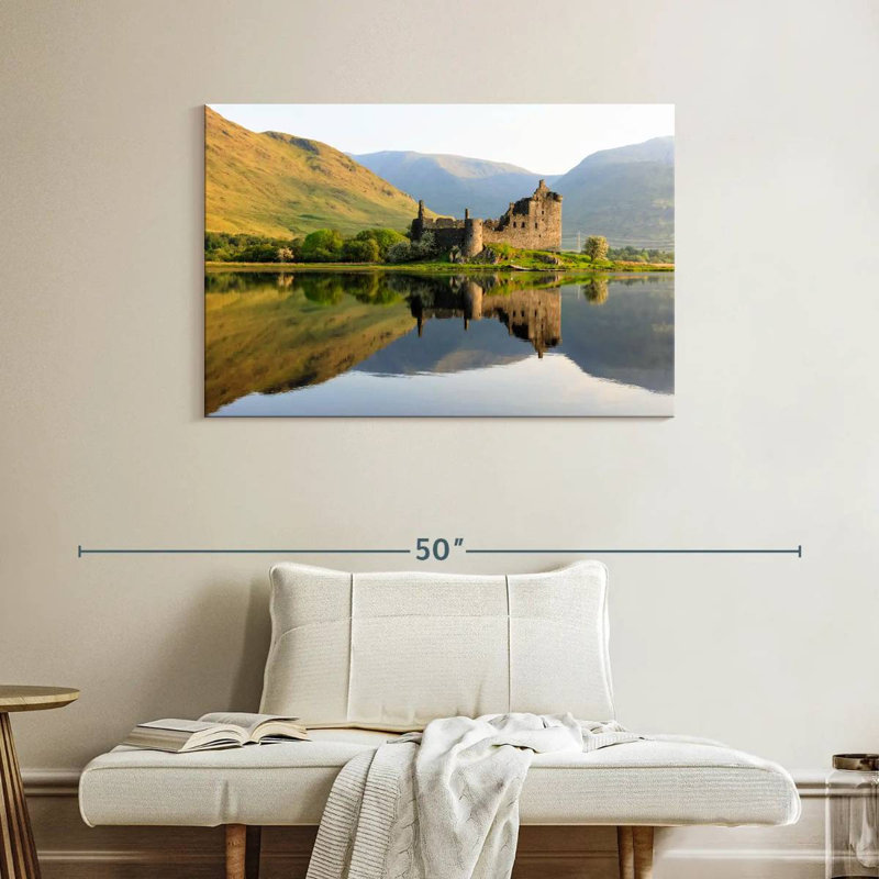 Lilie Kilchurn Castle Ruins, 26" H x 39" W