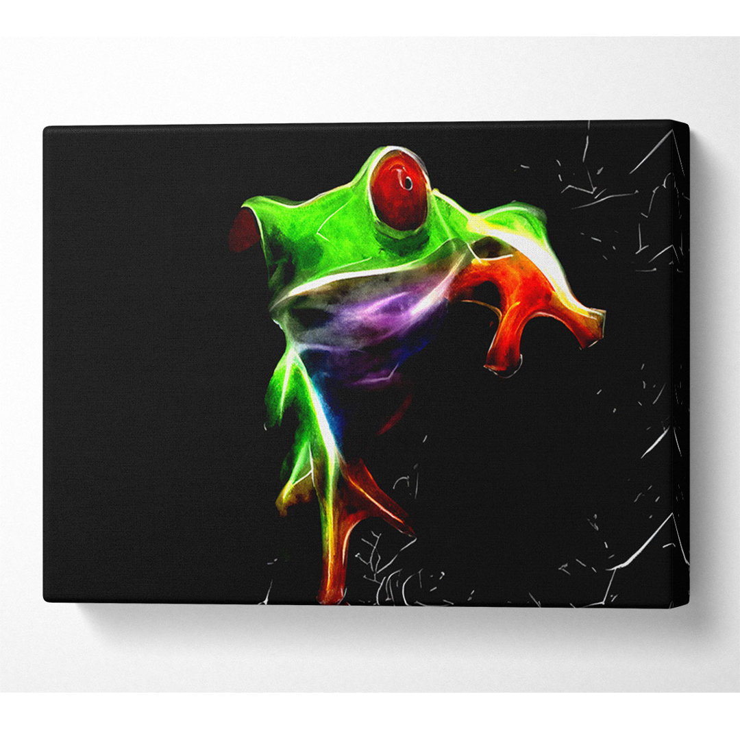 Frosch Blaze - Kunstdrucke auf Leinwand - Wrapped Canvas