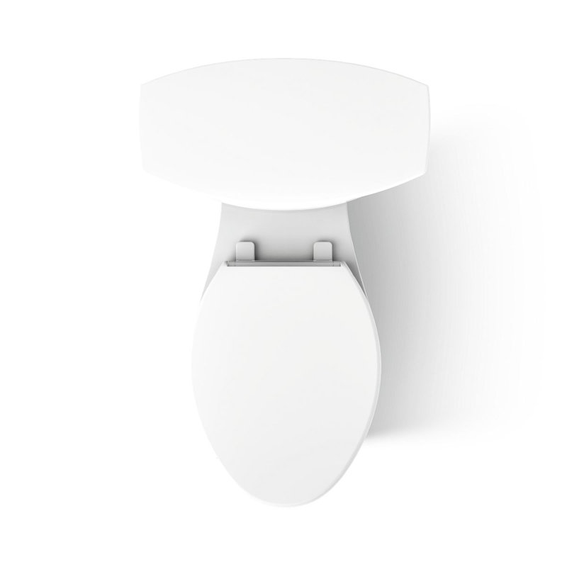 Toilette allongée deux pièces Kelston 1,28 GPF, Blanc
