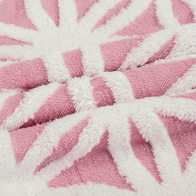 Balthasar Throw Blanket, W150 x L200cm, Coral Pink