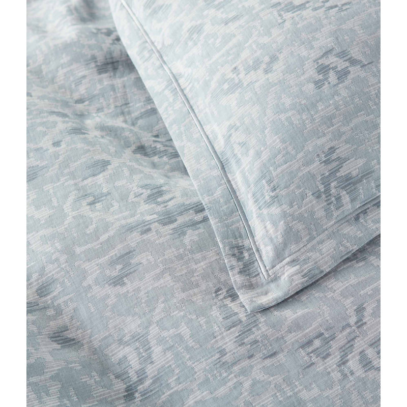Ravenna Jacquard Duvet Cover, King , Blue