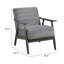Fauteuil long en velours 31,5 po Longbons-993452233