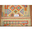 Tapis oriental coloré en laine Kilim 5 x 7