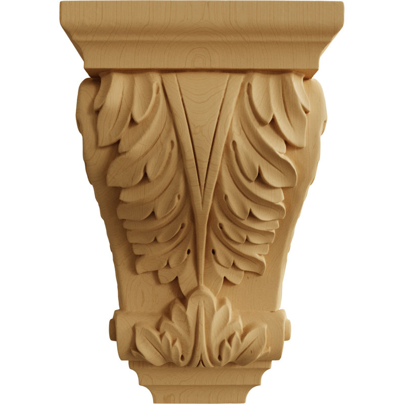 Corbeau Acanthus, Brun, H 26 po x l 7 po x P 8,5 po