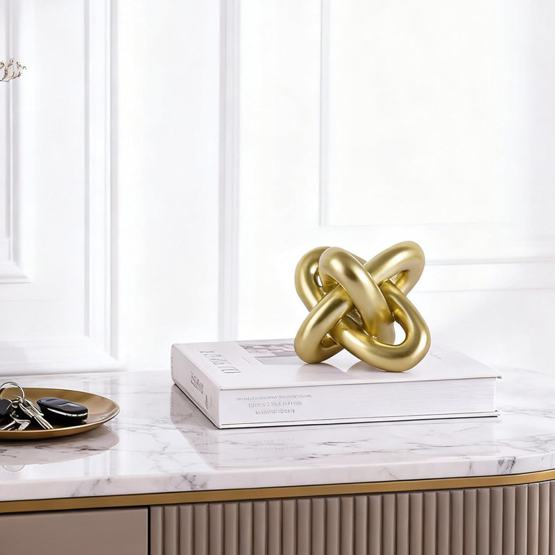 Golden Knot Statue