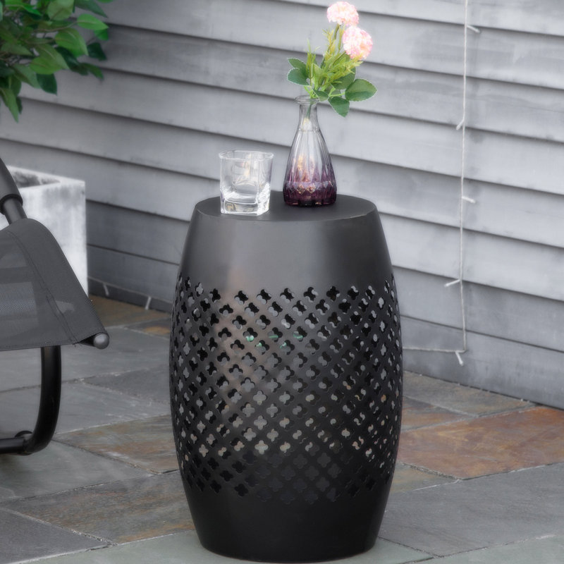 Table d'extérieur 12,57 L x 12,57 l, Noir