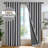100% Blackout Faux Linen Curtains with TPU Backing – Dual-Layer Noise Reducing & Thermal Insulated Drapes-934544107-934544100