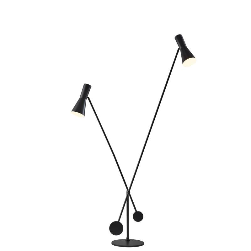 Bond 72.5'' Black Task Floor Lamp