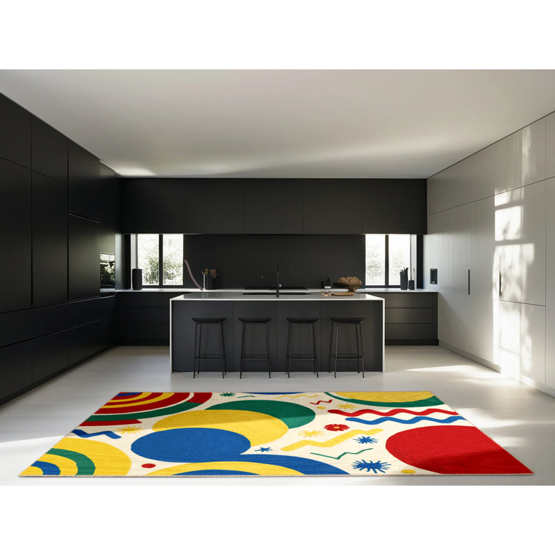 Sleek Bounce Rug, Round 6'