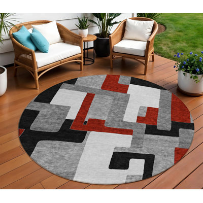 Tapis rond 8 po