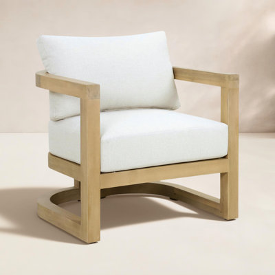 Emory Acacia Patio Lounge Chair